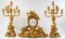 Pendule de Cheminée et Candélabres en Bronze Doré par Henri Picard, fin du 19ème Siècle, Set de 3 13