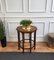 Italian Hexagonal Walnut Side Table with Bobbin Turned Legs, 1890s 2