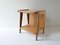 French Oak Side Table from Guillerme & Chambron, 1960s, Image 3