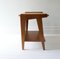 French Oak Side Table from Guillerme & Chambron, 1960s, Image 8