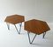 Tavolini bassi esagonali di Isa Bergamo per Gio Ponti, Italia, anni '50, set di 2, Immagine 9