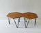 Tables Basses Hexagonales par Isa Bergamo pour Gio Ponti, Italie, 1950s, Set de 2 2