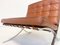 Brown Leather Barcelona Chairs by Mies Van Der Rohe for Knoll, 1970, Set of 2 4