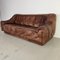 Danish 3-Seat Sofa in Brown Leather, 1970s 6