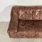 Danish 3-Seat Sofa in Brown Leather, 1970s 3