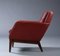 Vintage Danish Cognac Leather Lounge Chair, 1960s, Image 4