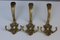 Vintage Brass Wall Hangers, 1980s, Set of 3, Image 1