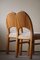 Danish Modern Brutalist Sculptural Chairs in Pine & Lambskin, 1970s, Set of 2 8