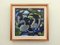 Swedish Artist, Magpies, 1950s, Oil on Board, Framed 1