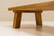 Brutalist Coffee Table in Oak, France, 1960s, Image 5