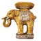 Mid-Century Glazed Ceramic Elephant Garden Drinks Table 2