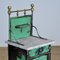Iron Nightstand with Brass Details, 1890s 13