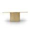 Square Travertine Coffee Table from Poltrona Frau, 1970s 6