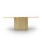 Square Travertine Coffee Table from Poltrona Frau, 1970s, Image 6