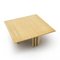 Square Travertine Coffee Table from Poltrona Frau, 1970s 4