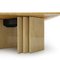 Square Travertine Coffee Table from Poltrona Frau, 1970s 8