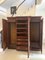 Victorian Figured Mahogany Breakfront Wardrobe, 1860s 3