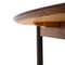 Wooden Dining Table with Round Extendable Top, 1960s, Image 13