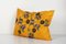 Lumbar Suzani Yellow Cushion Cover, Image 2