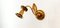 Brass Arm Wall Light with Decorations 17