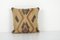 Decorative Handmade Kilim Cushion Cover in Sand, Image 1