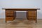 Mid-Century Freestanding Teak Desk, 1970s 23