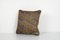 Housse de Coussin Cicim Kilim Carrée Brune Faite Main Turque 3