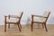 PJ112 Lounge Chairs by Ole Wanscher for Poul Jeppesens, 1960s, Set of 2 5