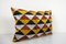 Turkish Triangle Colorful Velvet Ikat Lumbar Cushion Cover, Image 3