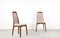 Mid-Century Scandinavian Teak & Wool Dining Chairs, 1960s, Set of 4 2