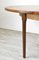 Mid-Century Extendable Oblong Dining Table in Teak, 1960s, Image 2
