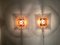 Lampade da parete in vetro acrilico di Herda Netherlands, set di 2, Immagine 2