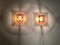 Lampade da parete in vetro acrilico di Herda Netherlands, set di 2, Immagine 3