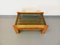 Vintage Coffee Table in Pine and Smoked Glass, 1970s 10