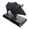 Patinated Bronze Sculpture of a Boar, 1960s 2