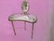 Vintage Vanity Dressing Table with Mirror in Bronze, 1950s 3