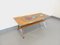 Vintage Ceramic Coffee Table in Chromed Metal and Light Wood, 1970s, Image 2