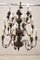 Large Chandelier in Wood and Iron, 1920s, Image 3