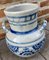 Jarrón vintage pequeño de porcelana en azul y blanco de Talavera, años 80, Imagen 3