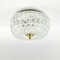 Large Mid-Century Bubble Glass Flush Mount / Ceiling Lamp by Helena Tynell for Limburg, Germany, 1960s 1