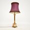 French Brass & Onyx Table Lamp, 1960, Image 1
