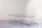 Dining Table in Steel and Glass, 1970s 4