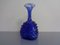 Italian Blue Bubble Glass Vase, 1960s, Image 4