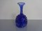 Italian Blue Bubble Glass Vase, 1960s 6