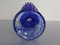 Italian Blue Bubble Glass Vase, 1960s 12