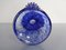 Italian Blue Bubble Glass Vase, 1960s 14