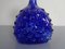 Italian Blue Bubble Glass Vase, 1960s 22