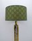 Mid-Century Modern Romeo Rega Style Lamp in Brass with Gucci Fabric, 1970 5
