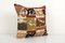 Vintage Suzani Cushion Cover with Textile Art 3