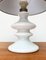 Vintage Danish Model Mary Opaline Glass Table Lamp by Per Lütken for Holmegaard, 1970s, Image 16